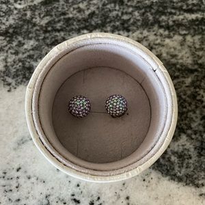 Hillberg & Berk sparkle ball earrings